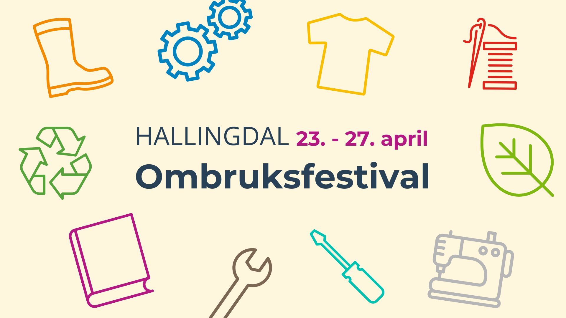 Reuse Festival Hallingdal 23.-27. of April 2025.