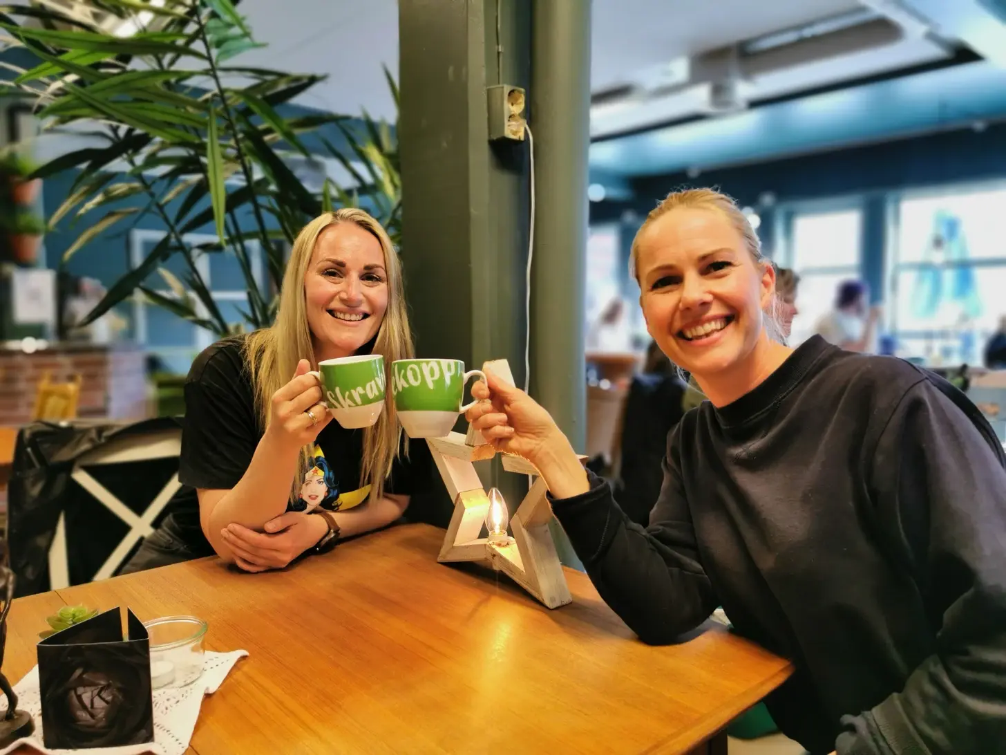 Skravlekopp TID. Foto: TID kafé og landhandel.